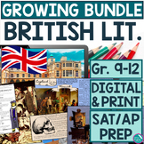 British Literature AP English Growing Bundle Digital Escap