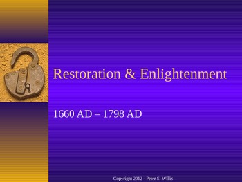 Preview of British Literature: Introduction to the Restoration & Enlightenment