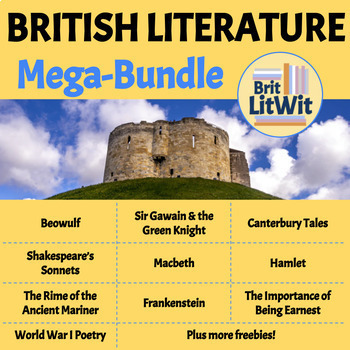 Preview of British Literature Mega-Bundle