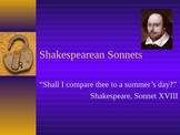 British Literature: Shakespearean Sonnet Form and Modeling