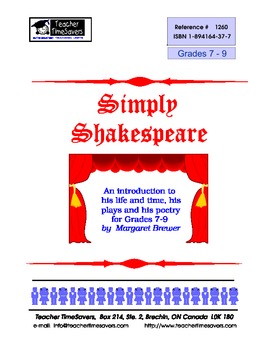 Preview of British Literature - Simply Shakespeare - an introduction to his life and plays