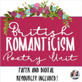 British Romanticism Mini Unit - Paper and Digital Worksheets