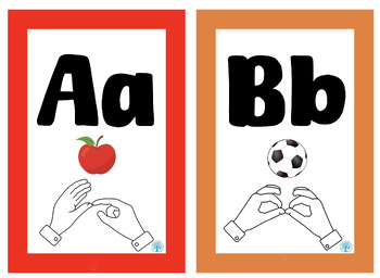 British Sign Language Alphabet Flash Cards By Sen Resource Source
