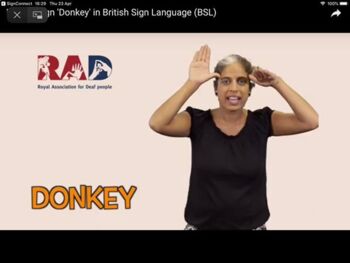 sign language animals bsl