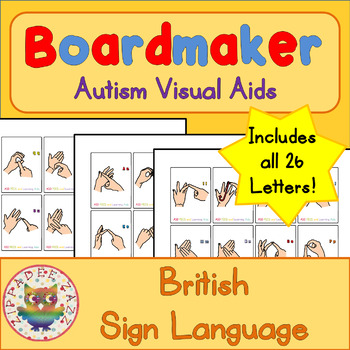 also sign language for deaf ~BSL~ A4 POSTER OR flash cards English Breakfast 