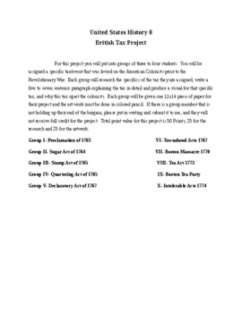 Preview of British Tax Project
