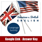 British v American English · Language Activity · Google Li