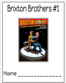 Preview of Brixton Brothers #1:  Comprehension Book Packet