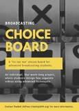 Broadcasting Choice Board Activity