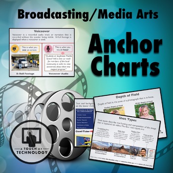 Preview of Broadcasting Media Arts Anchor Charts