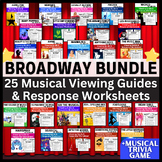 Broadway Bundle → 25 Musical Theatre Viewing Guides & Resp
