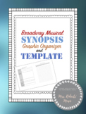 Broadway Musical Synopsis Graphic Organizer and Template