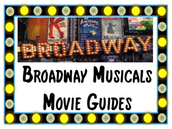 Preview of Broadway Musicals Movie Guides Bundle