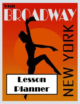 Preview of Broadway Themed Teacher Planner