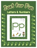 Broccoli Shape Posters - Alphabet & Numbers - Just for Fun