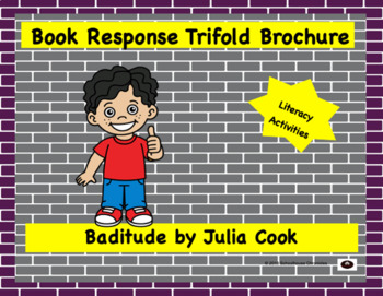 Preview of Brochure Template Activities Baditude Book Companion