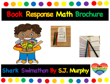 Preview of Brochure Template Shark Swimathon Problem Solving Math Numeracy Activities
