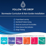 Brochure for Follow the Drop Stormwater Curriculum and Rai