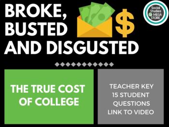 Preview of Broke, Busted, and Disgusted - College Debt video