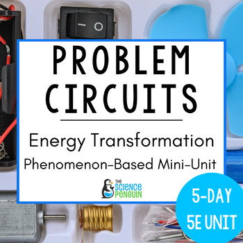 Preview of Circuits & Energy Transformation Unit | Electricity Activities and Worksheets