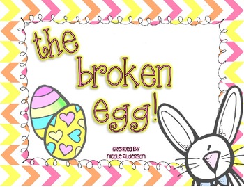 Preview of Broken Egg! {An editable Math or Literacy station FREEBIE!}