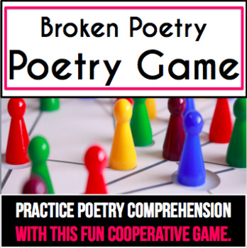 Preview of Poetry Game High School: Broken Poetry