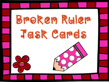 Preview of Broken Ruler task cards