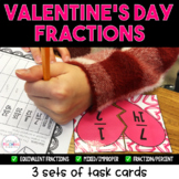 Valentine's Day Fractions Task Cards