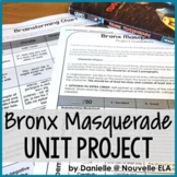 Bronx Masquerade Journal and Poem Project (paper + digital)