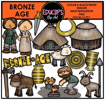 Preview of Bronze Age Clip Art Bundle {Educlips Clipart}
