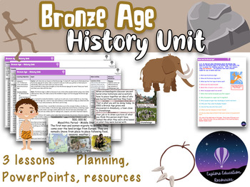 Preview of Bronze Age Unit - 3 lessons