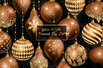 Black and Silver Christmas Ornaments Graphic by Digital Curio