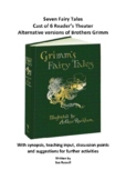 Brothers Grimm collection of 7 Readers Theater fairy tale 