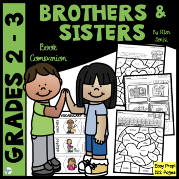 Preview of Brothers and Sisters Book Companion and Test