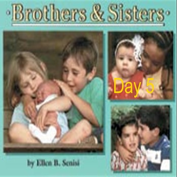 Preview of Brothers and Sisters Day 5 Smartboard Lesson
