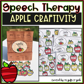 Preview of Apples Speech Therapy | Apple Theme Speech Therapy