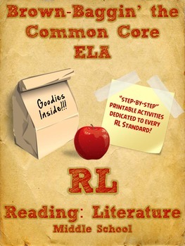 Preview of Common Core Worksheets--Reading: Literature BUNDLE