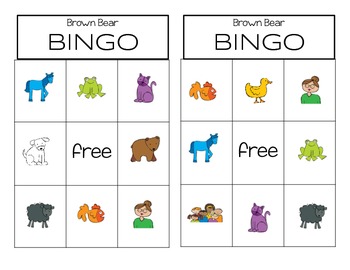 Brown Bear BINGO by abby buettner | Teachers Pay Teachers