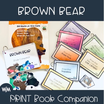 Preview of Brown Bear Book Companion - PRINT PDF