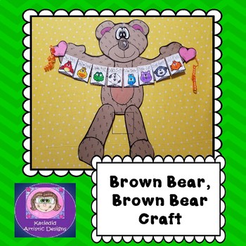 Preview of Brown Bear Brown Bear Craft Back to School A Sequencing and Retelling Activity