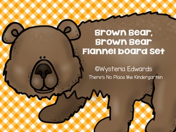 Preview of Brown Bear, Brown Bear Flannel board Set