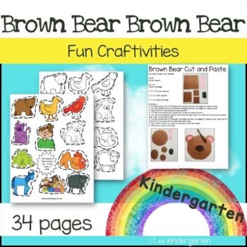Brown Bear, Brown Bear Kindergarten Unit by ilovekindergarten | TpT