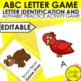 Brown Bear! Brown Bear! Alphabet Game - Editable Letter Re