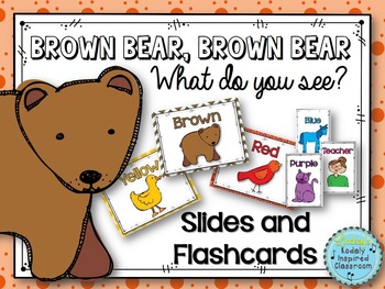 Preview of Brown Bear Music Lesson - manipulatives/flashcards