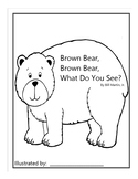 Brown Bear, Brown Bear, What Do You See? Book Template