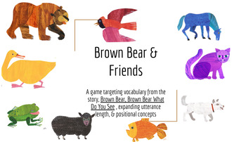 Brown Bear, Brown Bear, What Do You See Kids Yoga Games and Activities Set  INSTANT DOWNLOAD -  Canada