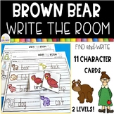 Brown Bear, Brown Bear Write the Room | Sensory Bin Activity