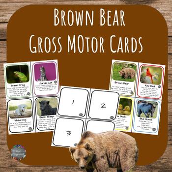 Animal and Action Brain Break Movement Cards by The Brown Bear Book Club