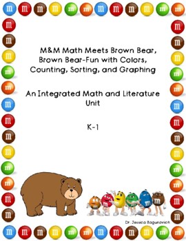 Preview of Brown Bear, Brown Bear How Many M&Ms Do You See?-Counting, Sorting, Graphing K-1