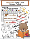Brown Bear Activities: Pocket Chart Literacy Packet For Br